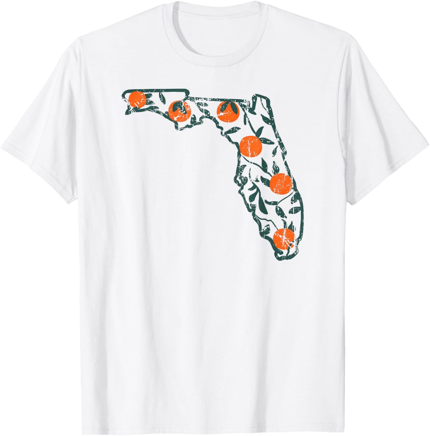 Vintage Florida Oranges T-Shirt - T-Shirt | White