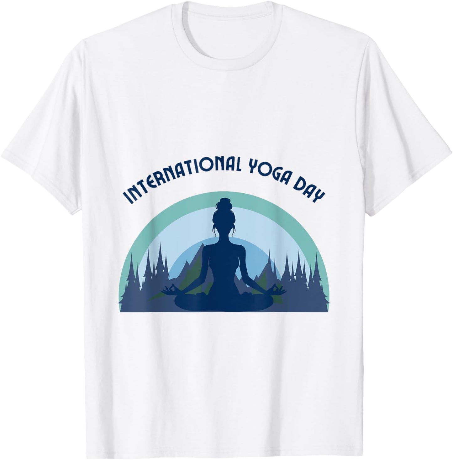 International Yoga Day T-Shirt - T-Shirt | White