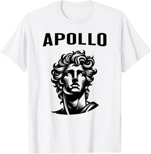 Apollo Ancient Greek God T-Shirt - T-Shirt | White