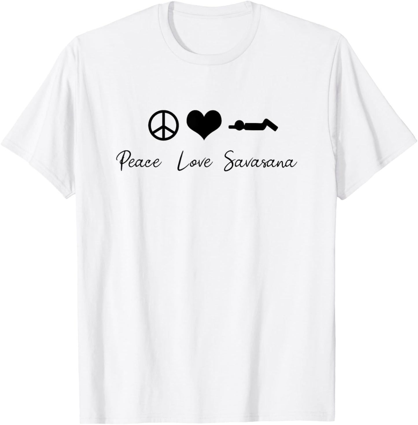 Cute Yogi Namaste & Meditation Om Zen Savasana Yoga T-Shirt - T-Shirt | White