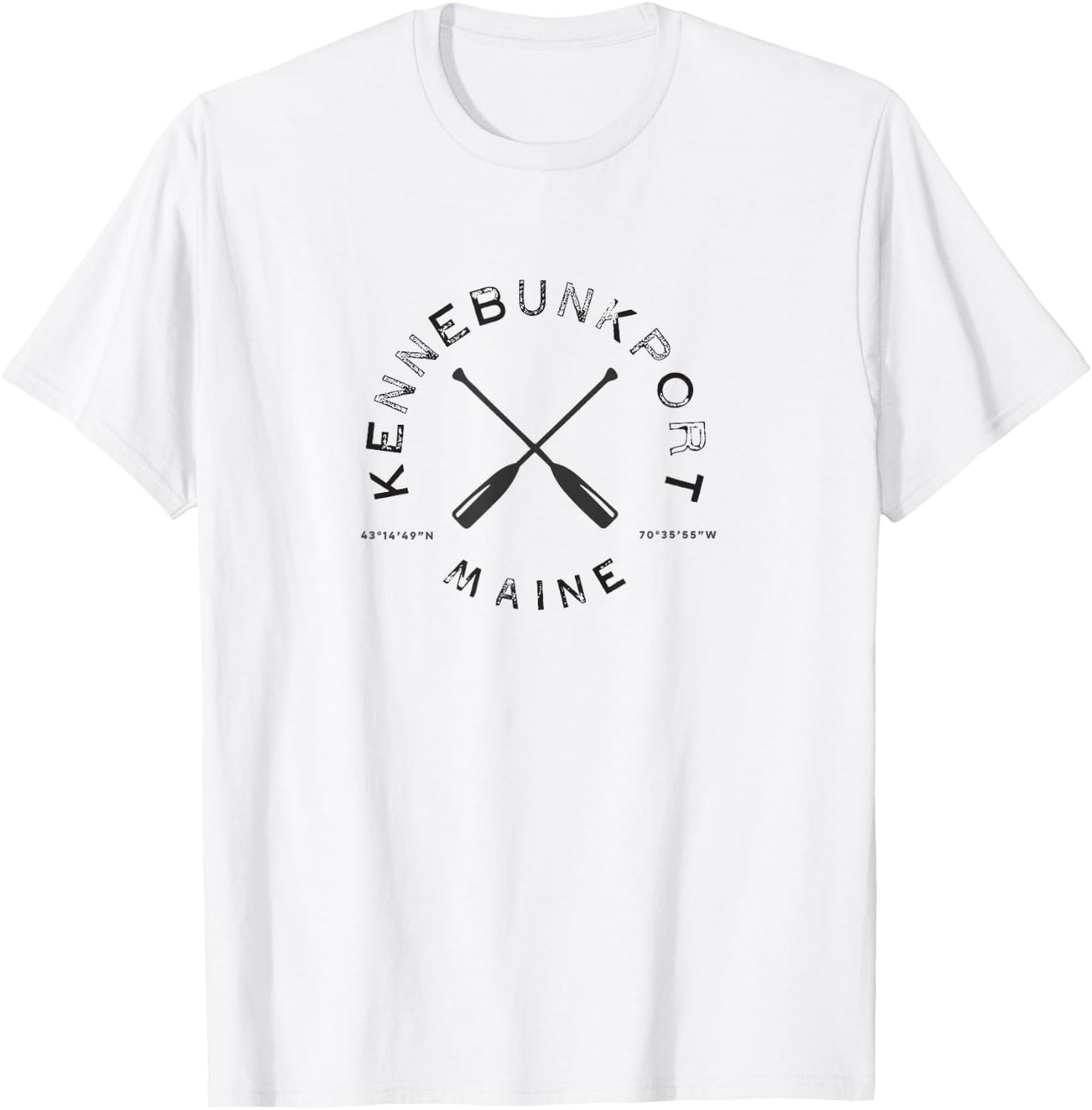 Kennebunkport Maine Graphic T T-Shirt - T-Shirt | White