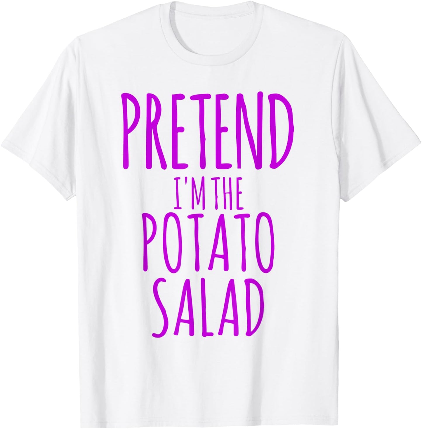 Thanksgiving Matching Family Potato Salad Nutrition Costume T-Shirt - T-Shirt | White