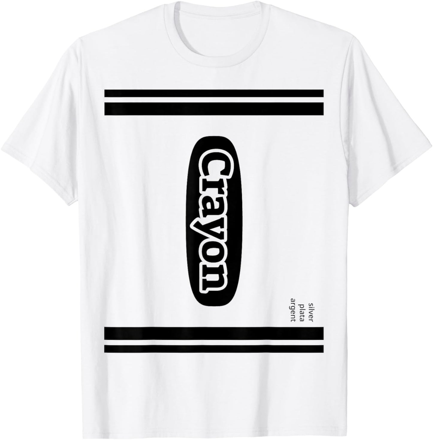 Crayon Silver Group Costume T-Shirt - T-Shirt | White