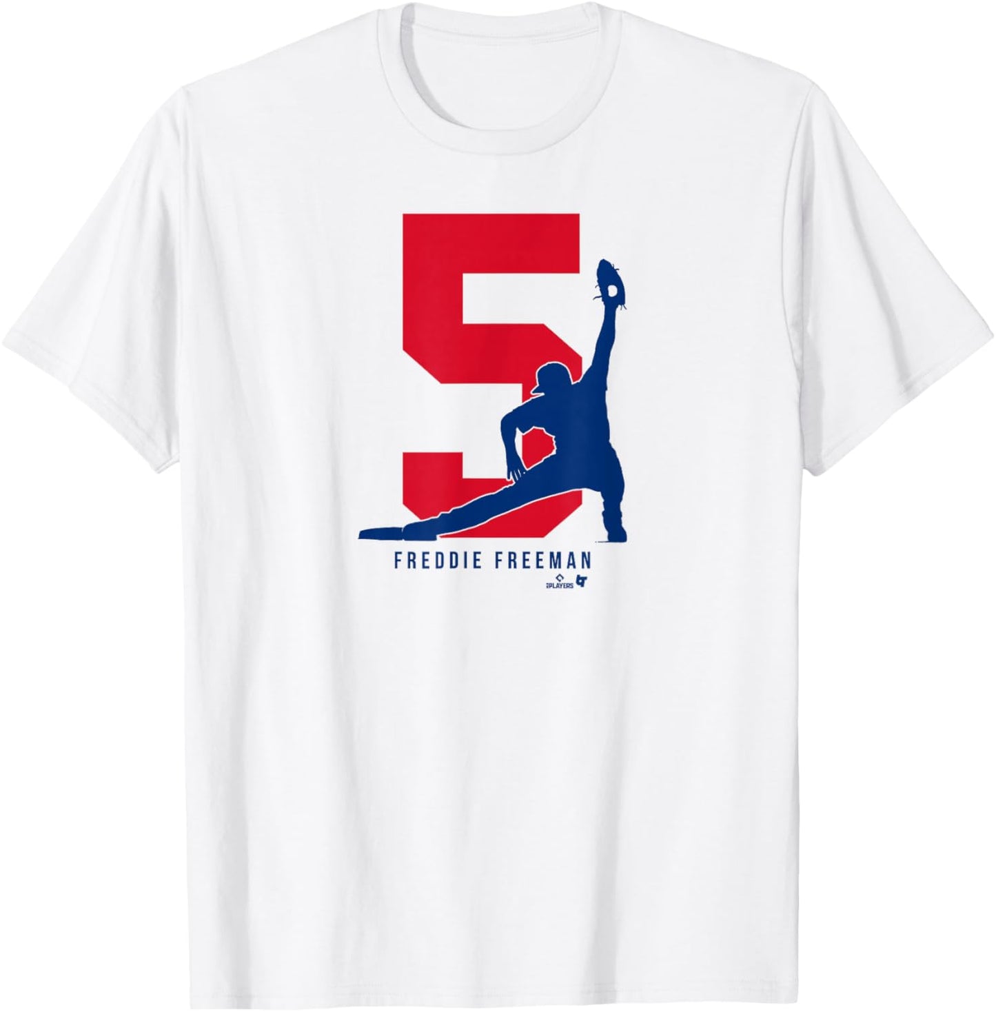 Freddie Freeman 5: Los Angeles - Los Angeles Baseball T-Shirt - T-Shirt | White