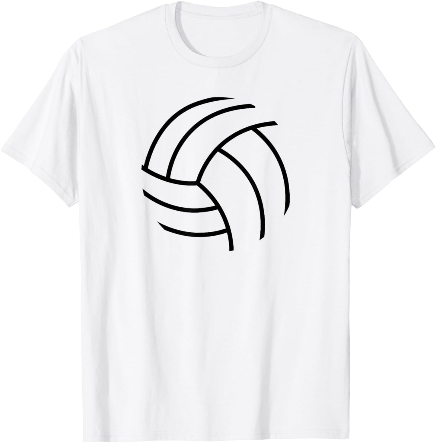 Plain Volleyball for volleyball player Girls Woman Teen T-Shirt - T-Shirt | White