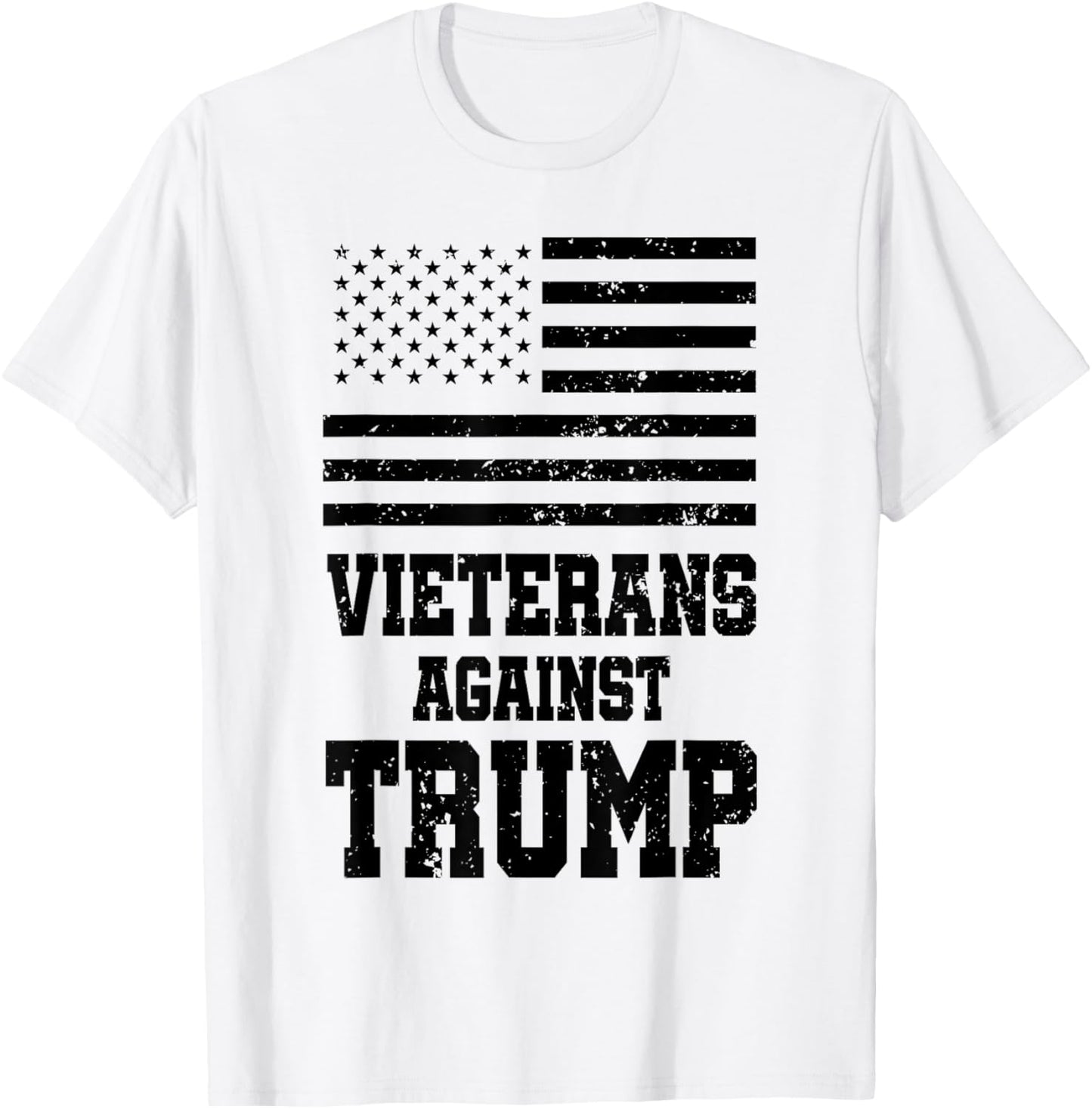 Veterans Against Trump T-Shirt - T-Shirt | White