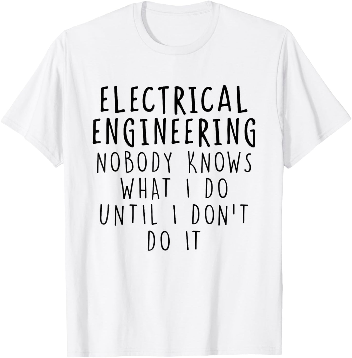 Funny Electrical Engineering Women's Electrical Engineer Modern Classic Casual White Small Graduation T-Shirt - T-Shirt | White
