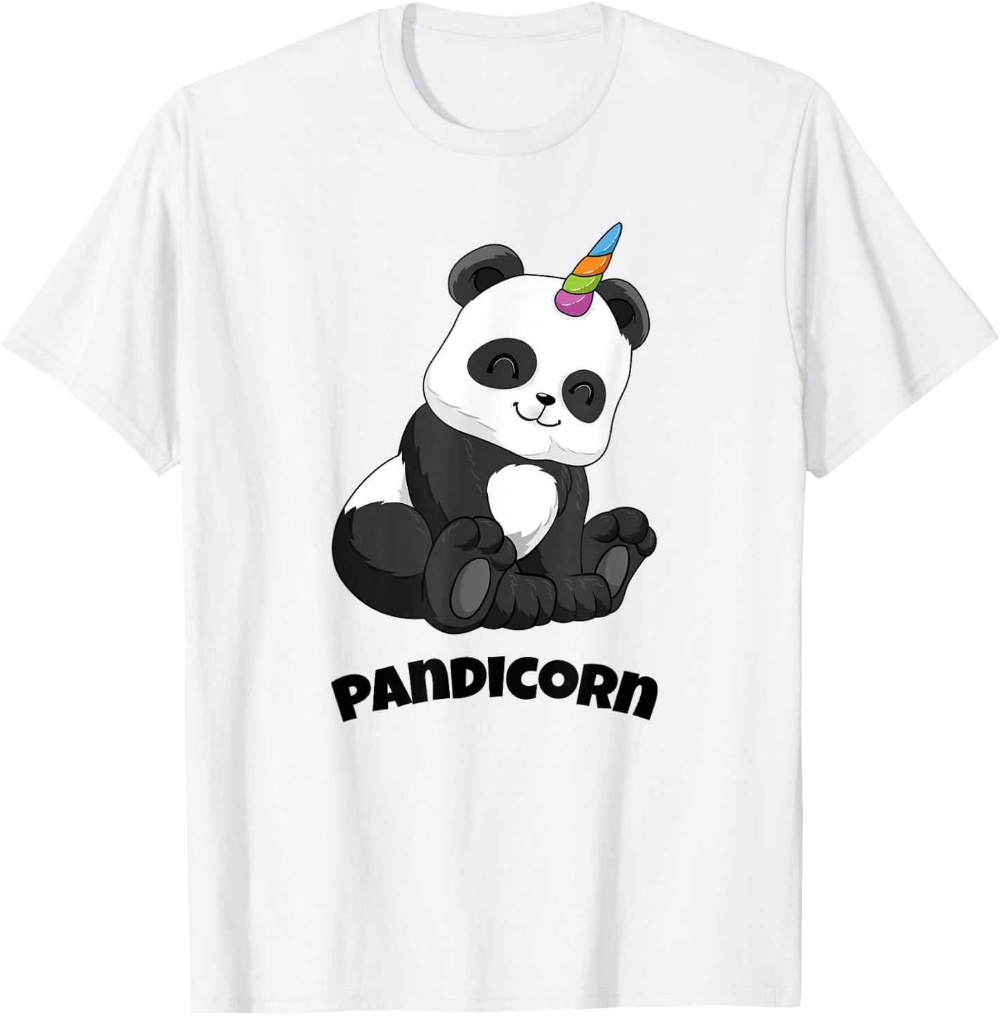 Pandicorn Unicorn Shirt Panda Lover Bear Rainbow Girl T-Shirt - T-Shirt | White