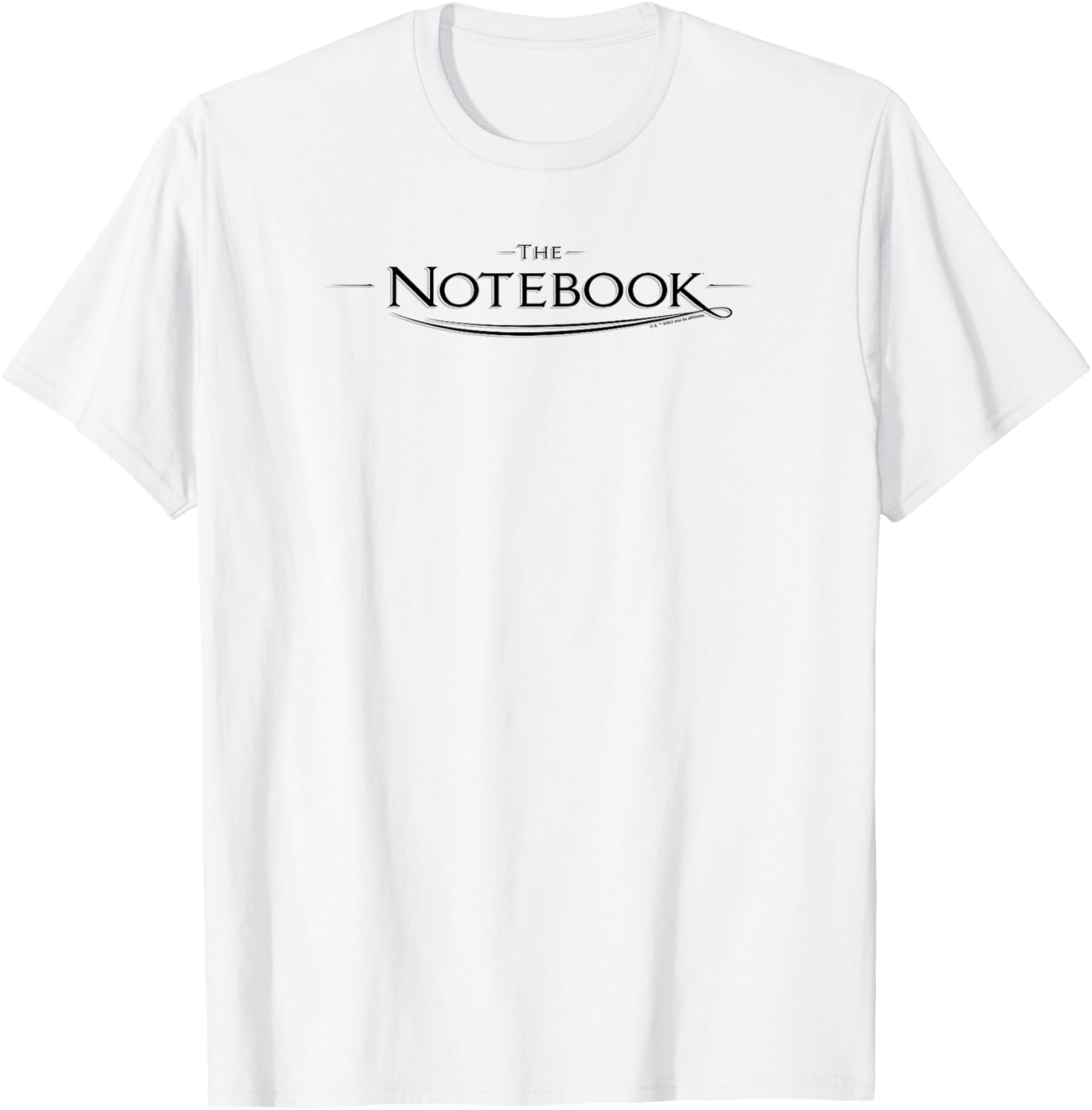WB100 The Notebook Simple Romantic Movie Logo T-Shirt - T-Shirt | White