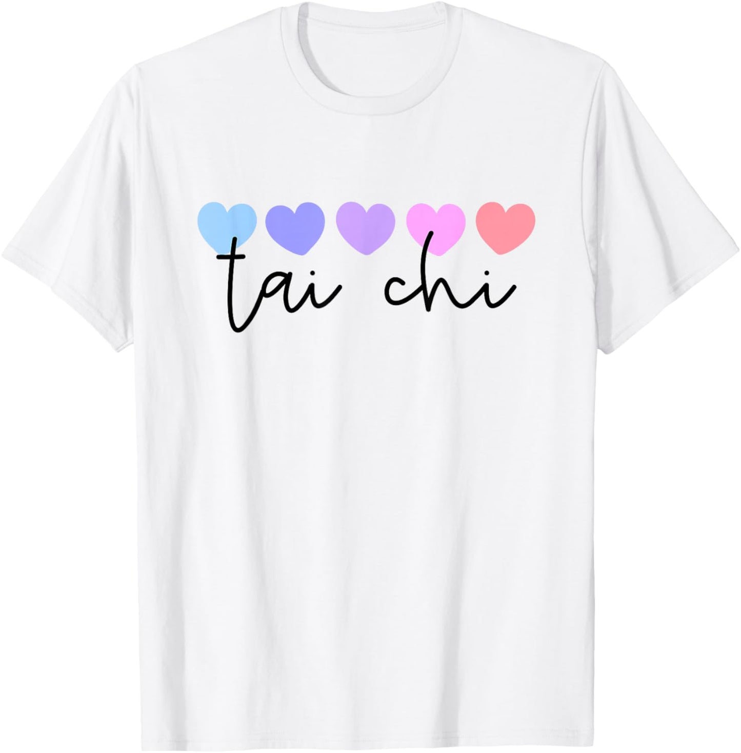 Tai Chi Lover Heart Women Girls or Mom T-Shirt - T-Shirt | White