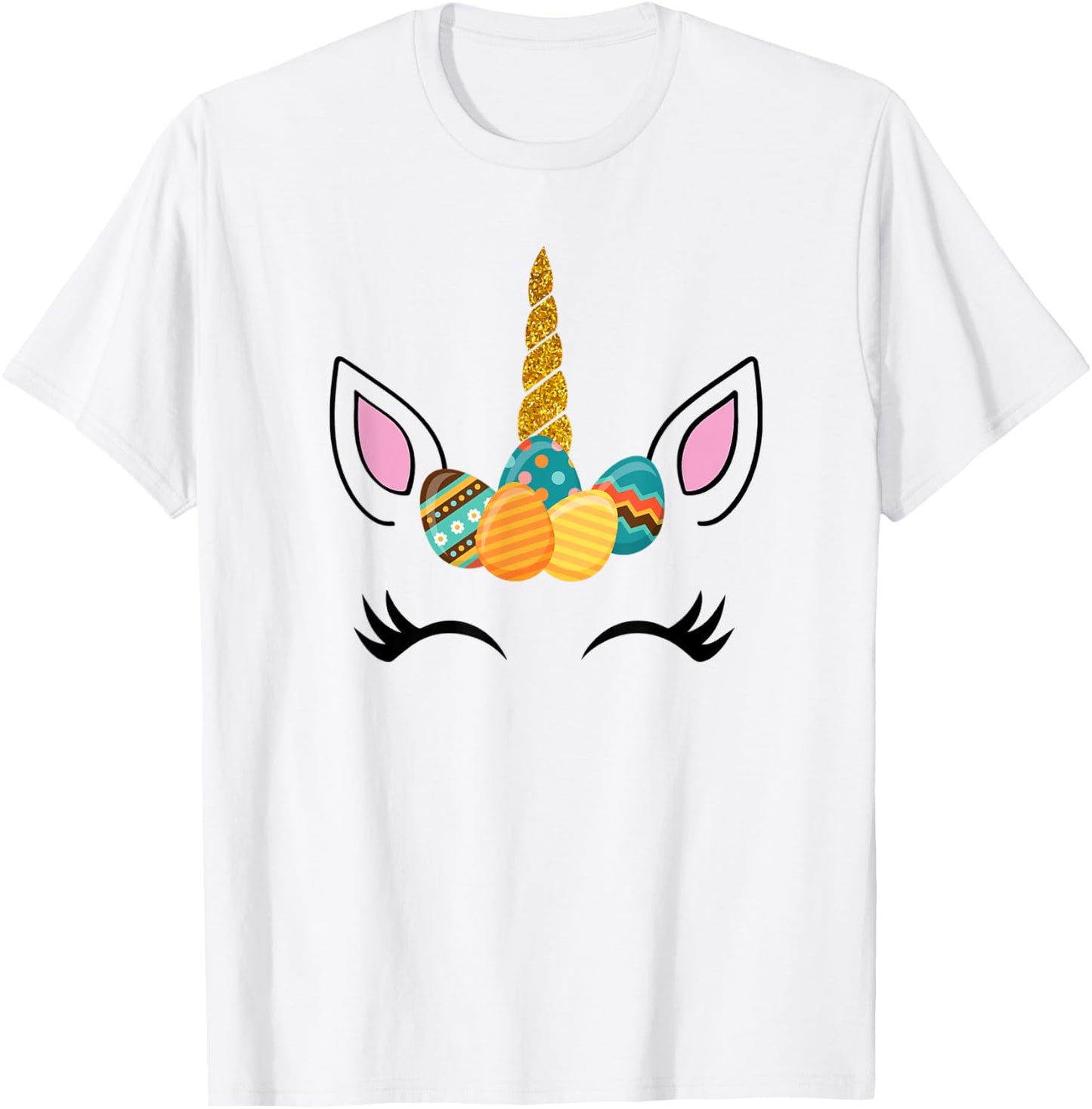 Unicorn Easter Shirt egg easter for Girls & Women T-Shirt - T-Shirt | White