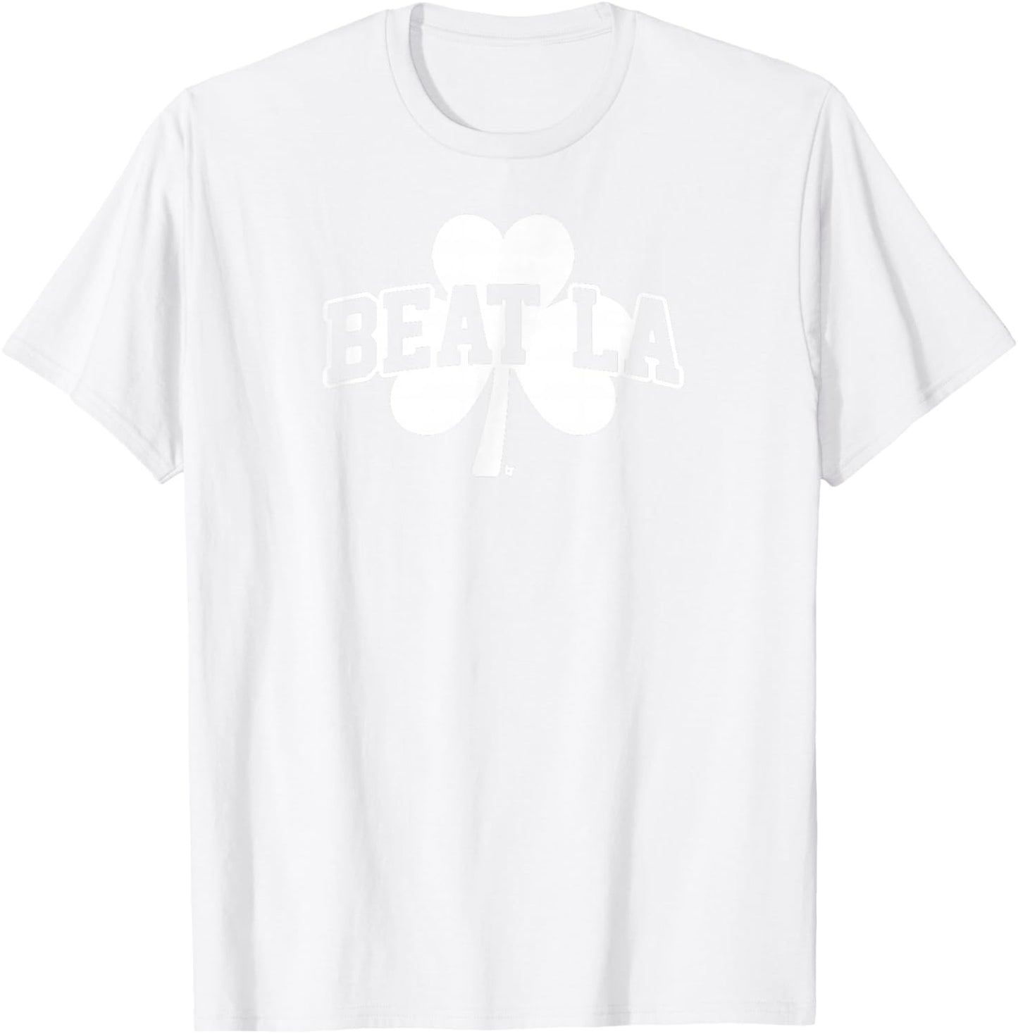 Beat LA - Boston Basketball T-Shirt - T-Shirt | White