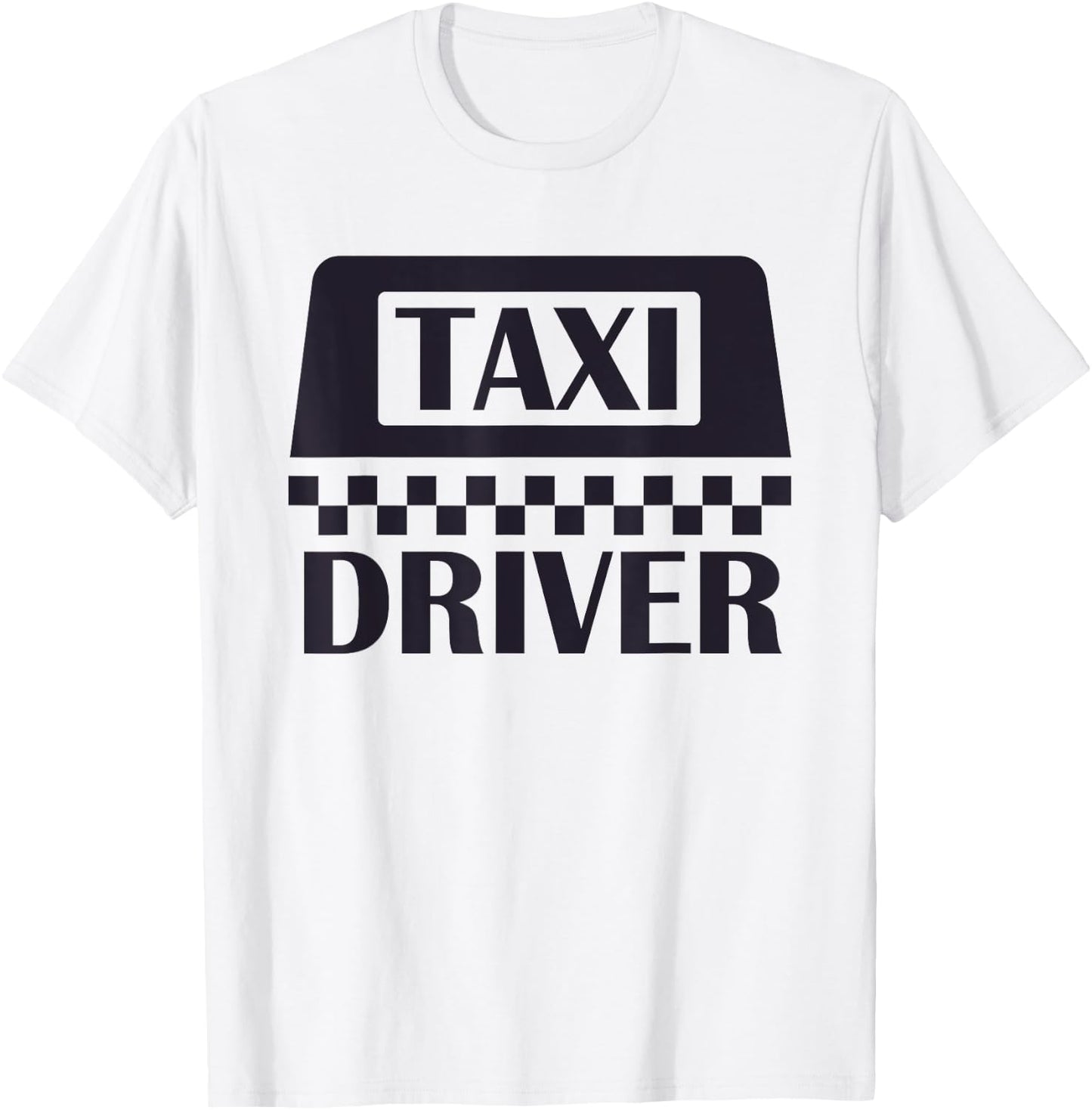 Yellow Taxi Costume Halloween Funny Taxi Driver Men Driving T-Shirt - T-Shirt | White