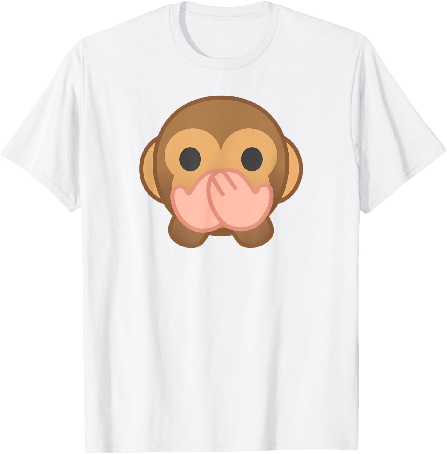 Speak No Evil Monkey Speak No Evil T-Shirt - T-Shirt | White