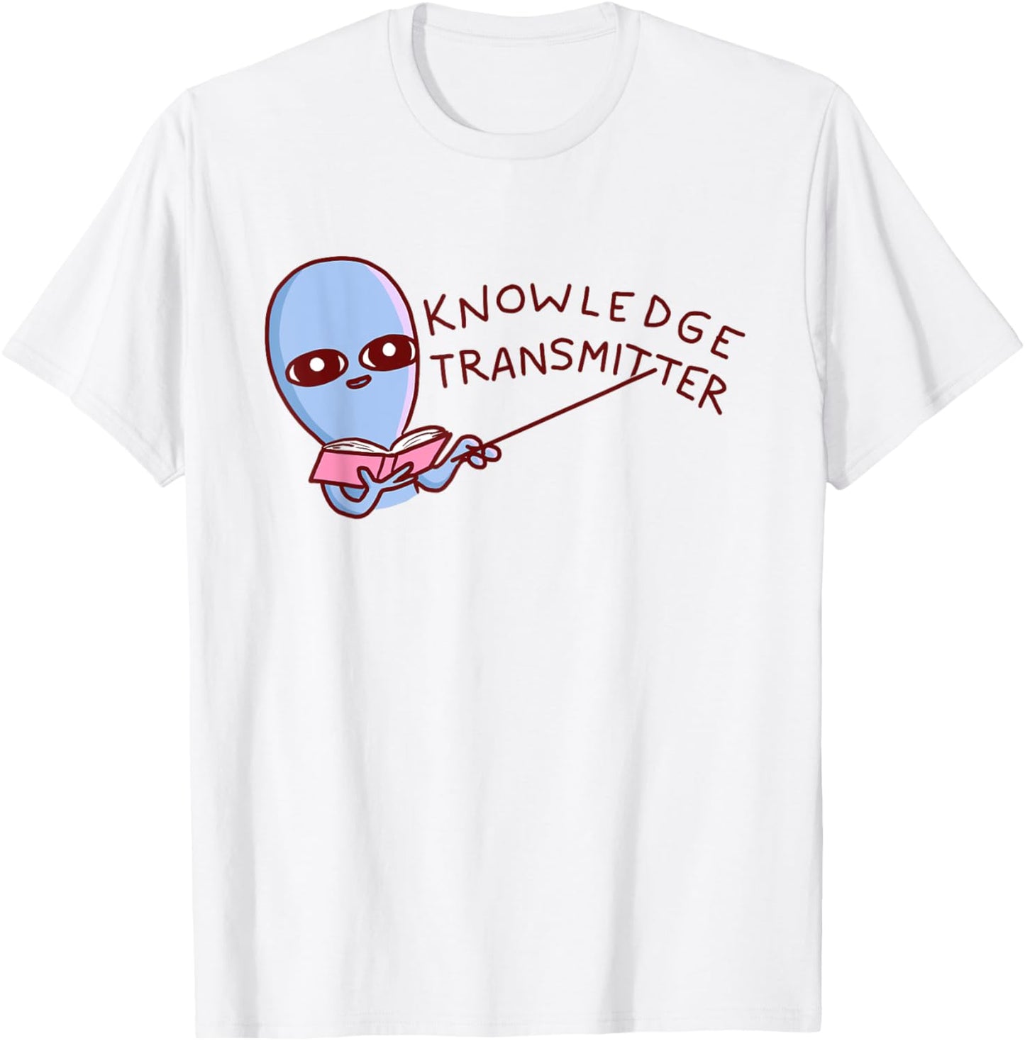 Threadless Nathan W. Pyle Strange Planet Transmitter Graphic T-Shirt - T-Shirt | White
