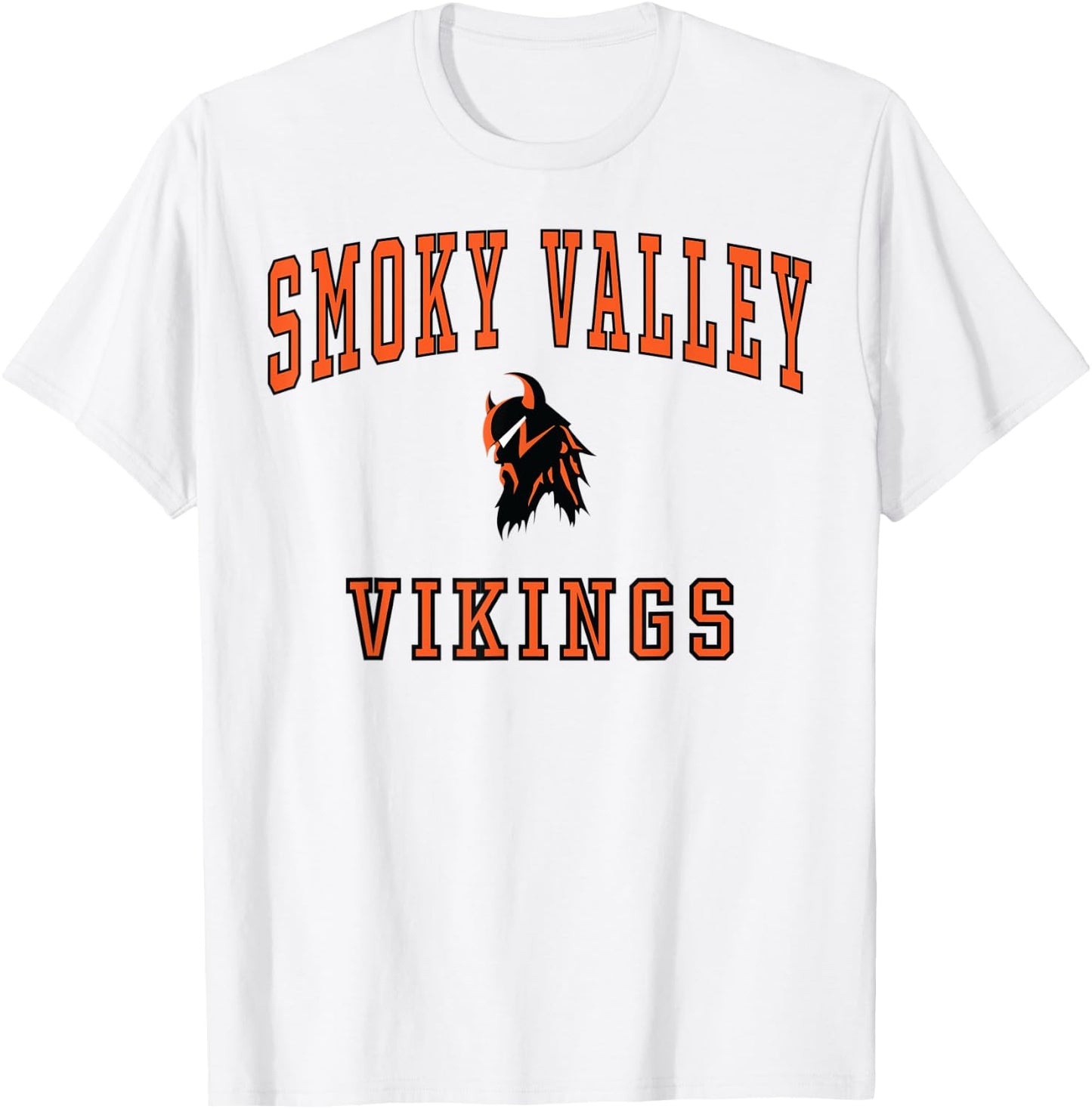 Smoky Valley High School Vikings C1 T-Shirt - T-Shirt | White