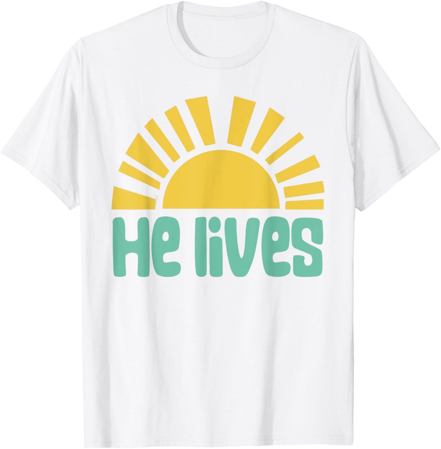 Easter He Lives Christian Family Matching Easter Toddler T-Shirt - T-Shirt | White