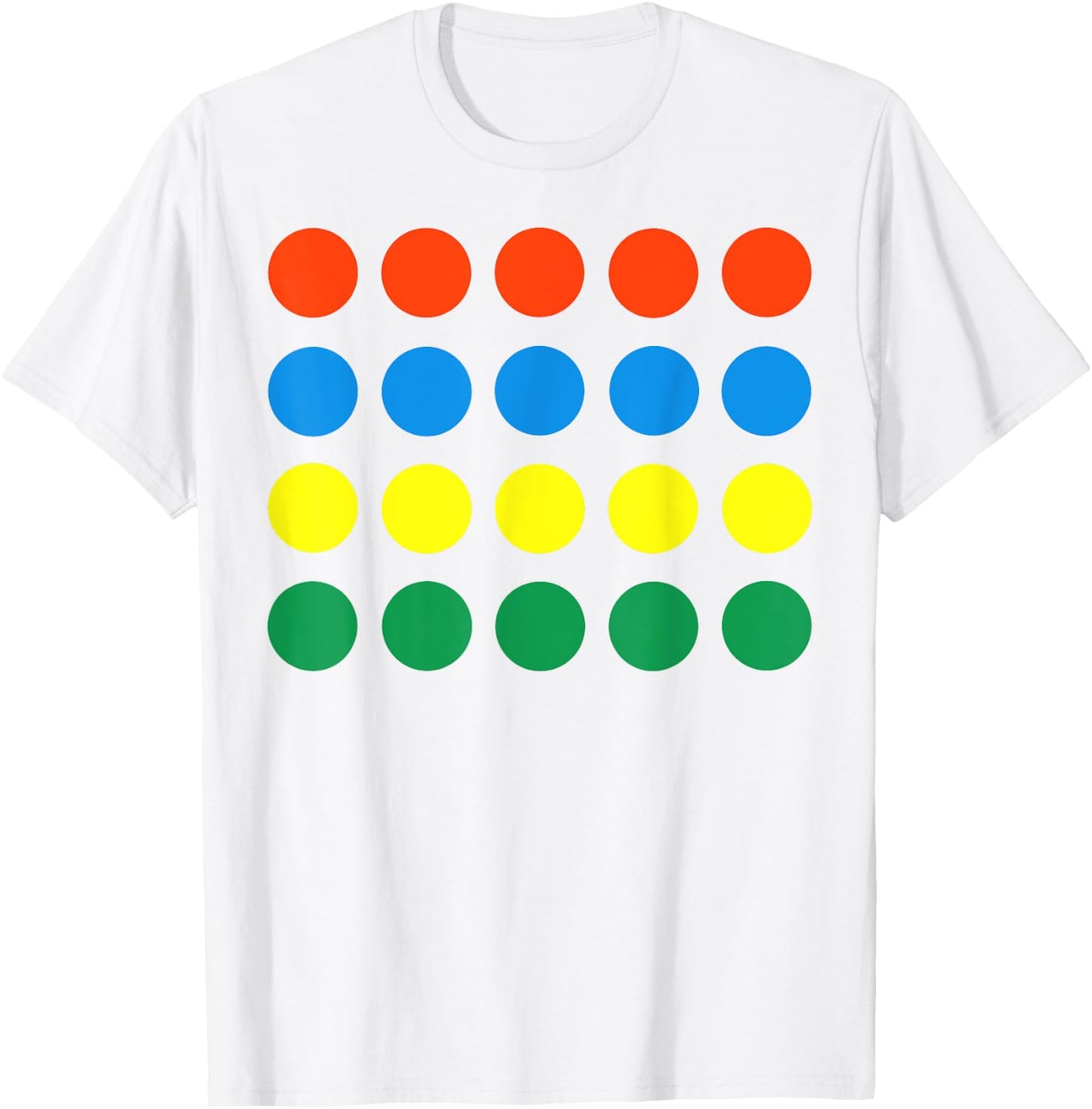 Funny Twister Game Halloween Party Office School Costume T-Shirt - T-Shirt | White