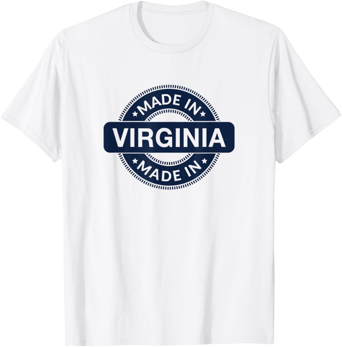 VIRGINIA Home - Born / Made in VIRGINIA - Classic T-Shirt - T-Shirt | White
