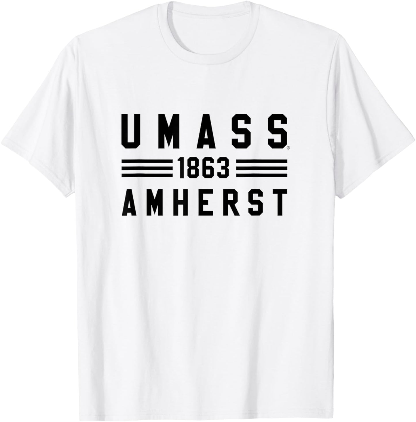 UMass Minutemen | Officially Licensed NCAA Merch | CQ4FN12 T-Shirt - T-Shirt | White