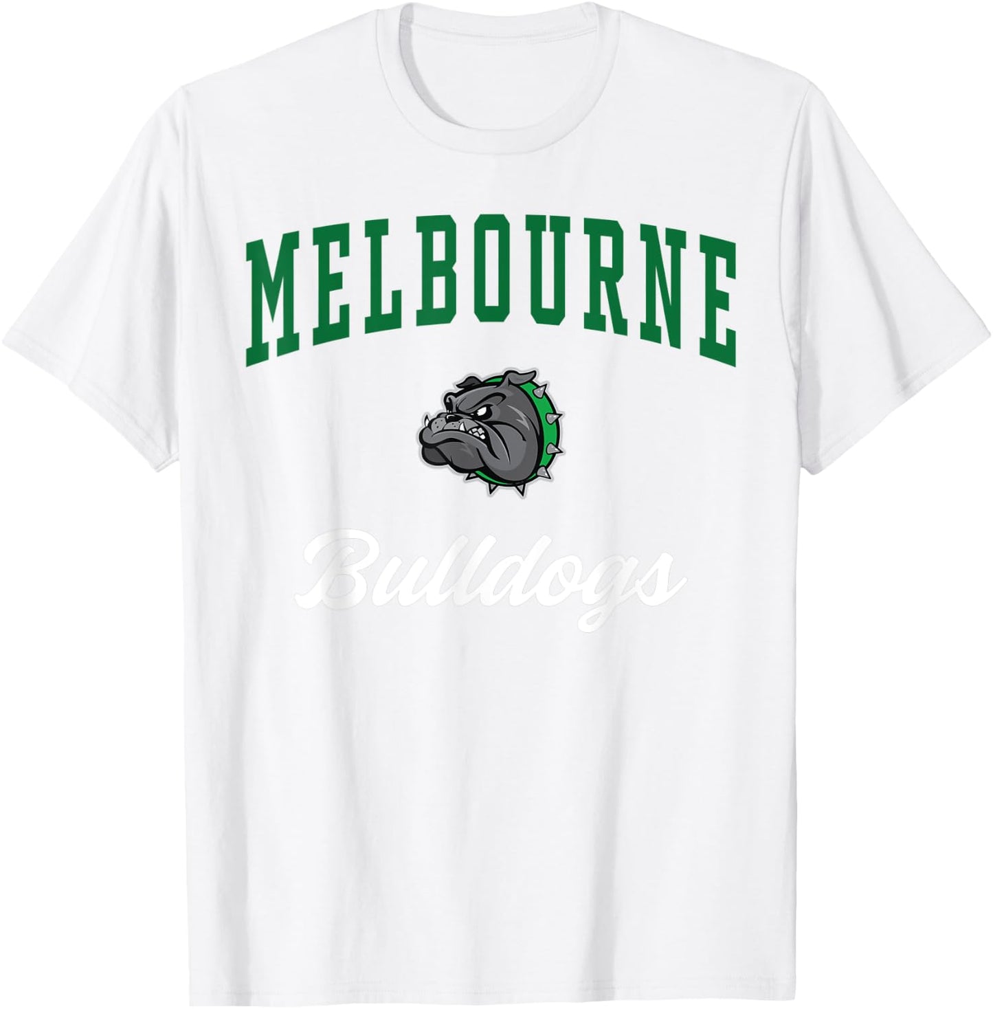 Melbourne High School Bulldogs T-Shirt - T-Shirt | White