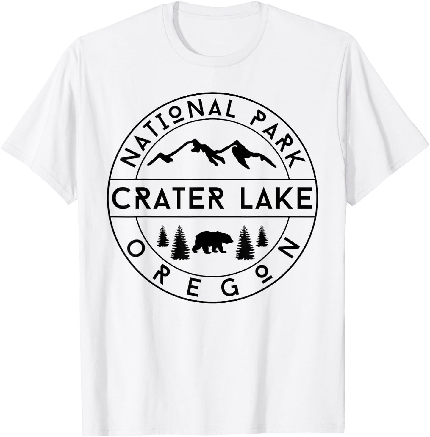Crater Lake National Park T-Shirt - T-Shirt | White