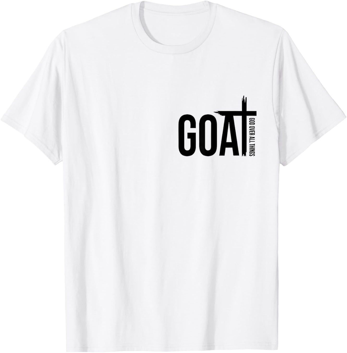 Goat God Over All Things T-Shirt - T-Shirt | White