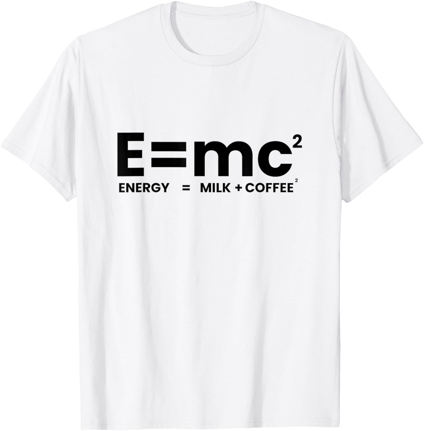 Café Amusant E=mc2 T-Shirt - T-Shirt | White