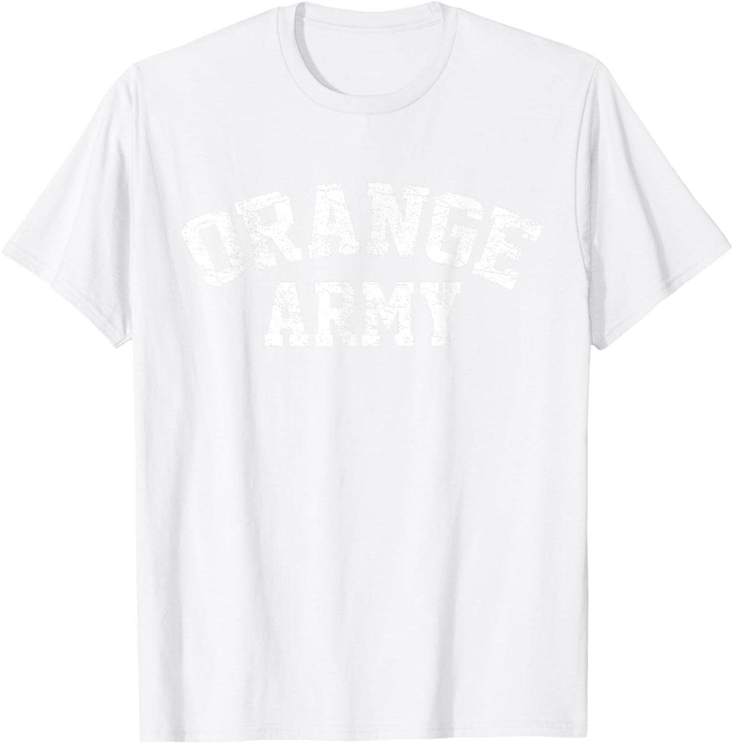 Orange Army T-Shirt - T-Shirt | White