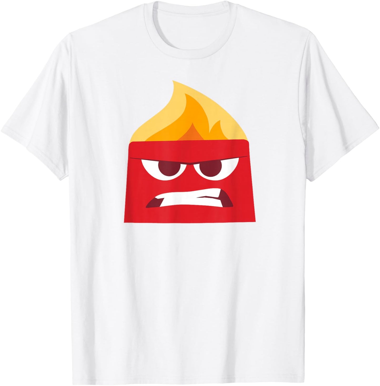 Disney and Pixar’s Inside Out Anger Red T-Shirt - T-Shirt | White