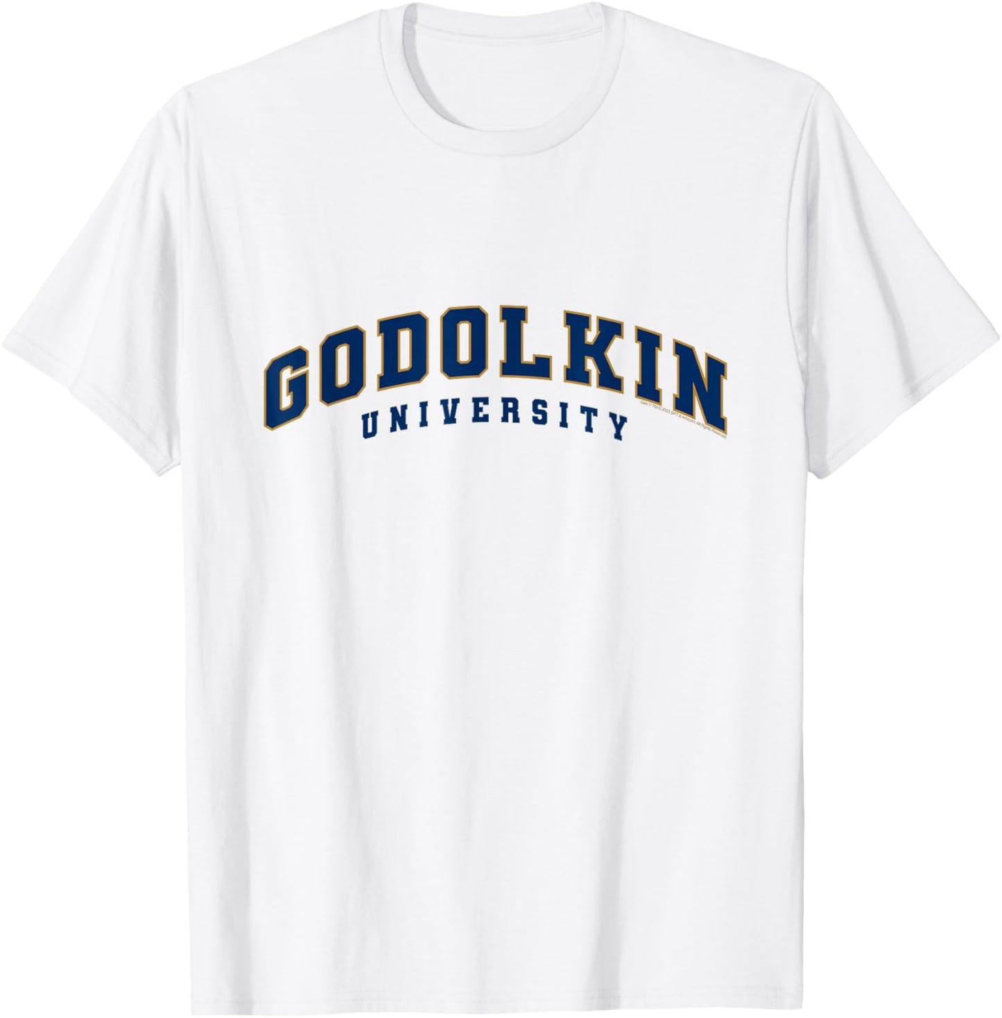 Gen V Godolkin University Logo from the world of The Boys T-Shirt - T-Shirt | White