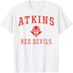 Atkins High School Red Devils C1 T-Shirt - T-Shirt | White