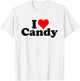 I Love Heart Candy T-Shirt - T-Shirt | White