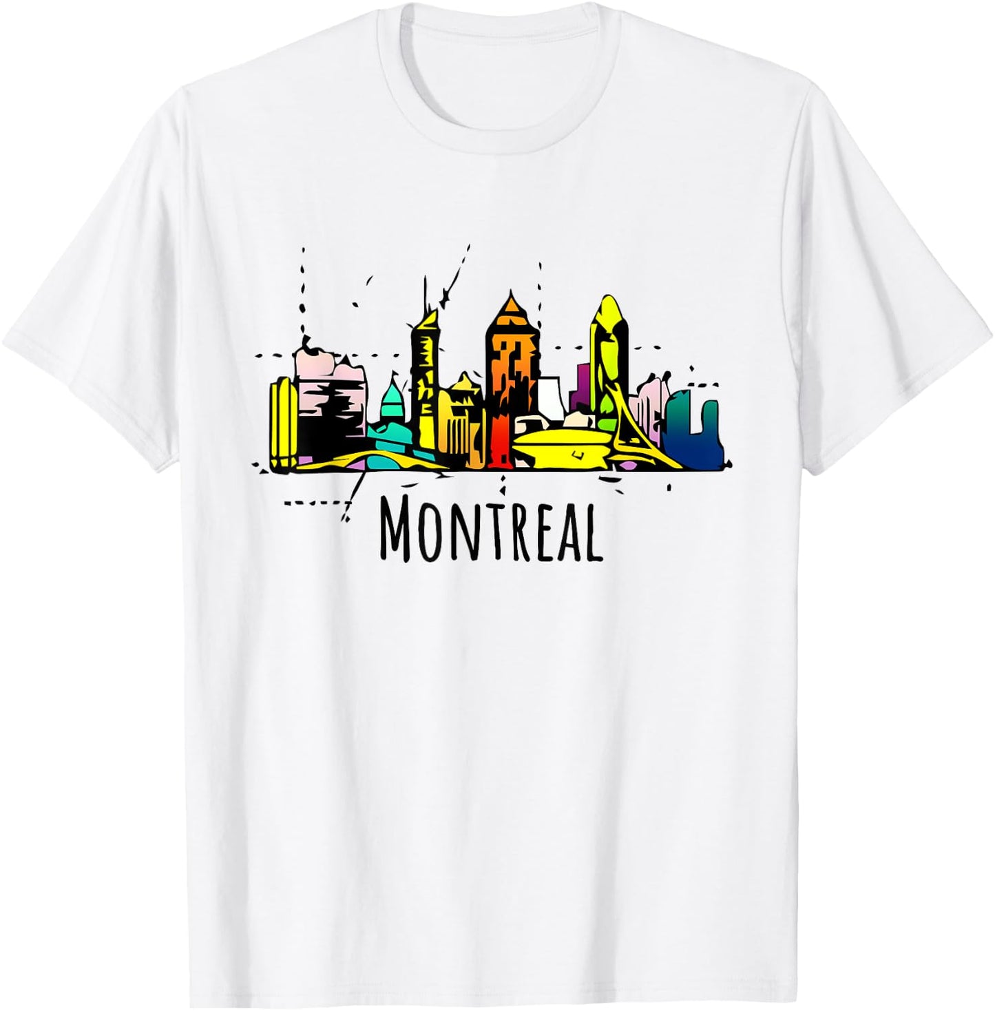 Montreal Shirt Souvenir Quebec Canada Gift T-Shirt - T-Shirt | White