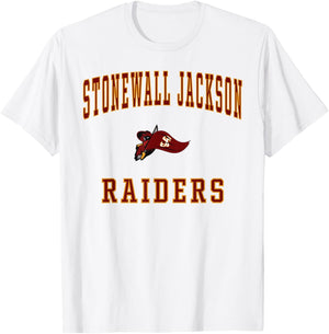 Stonewall Jackson High School Raiders T-Shirt - T-Shirt | White
