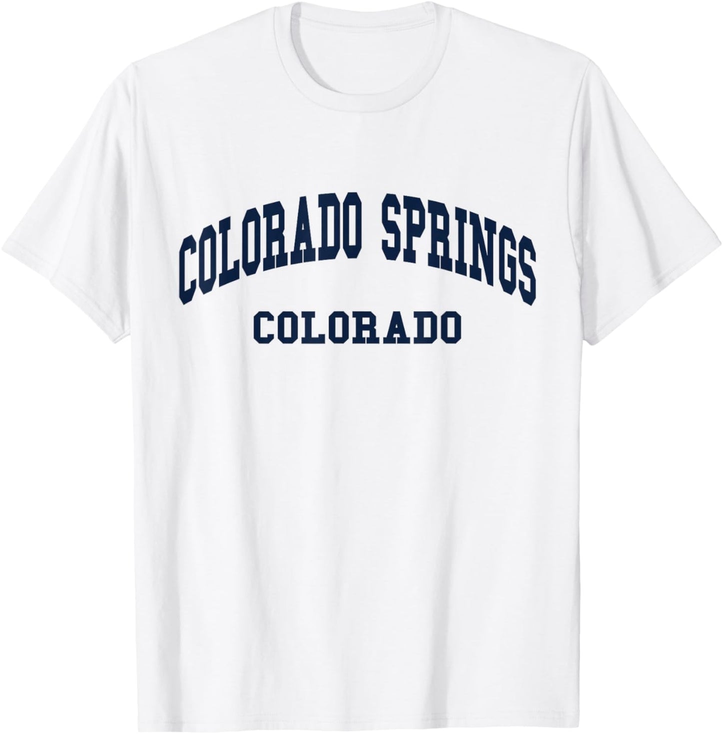 Colorado Springs - Colorado - Throwback Design - Classic T-Shirt - T-Shirt | White