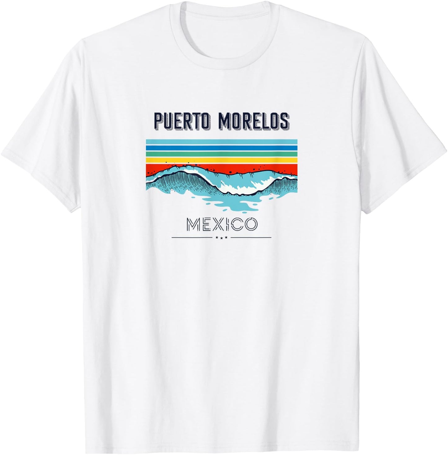 Puerto Morelos Souvenir - Mexico Reminder T-Shirt - T-Shirt | White