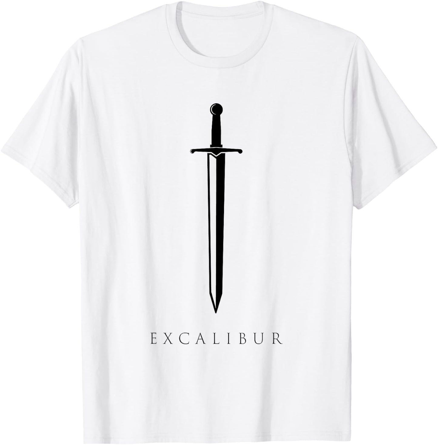 Excalibur The Legendary Sword in the Stone of King Arthur T-Shirt - T-Shirt | White