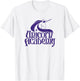 Unicorn Academy Silhouettes Graphic Front and Back Print T-Shirt - T-Shirt | White