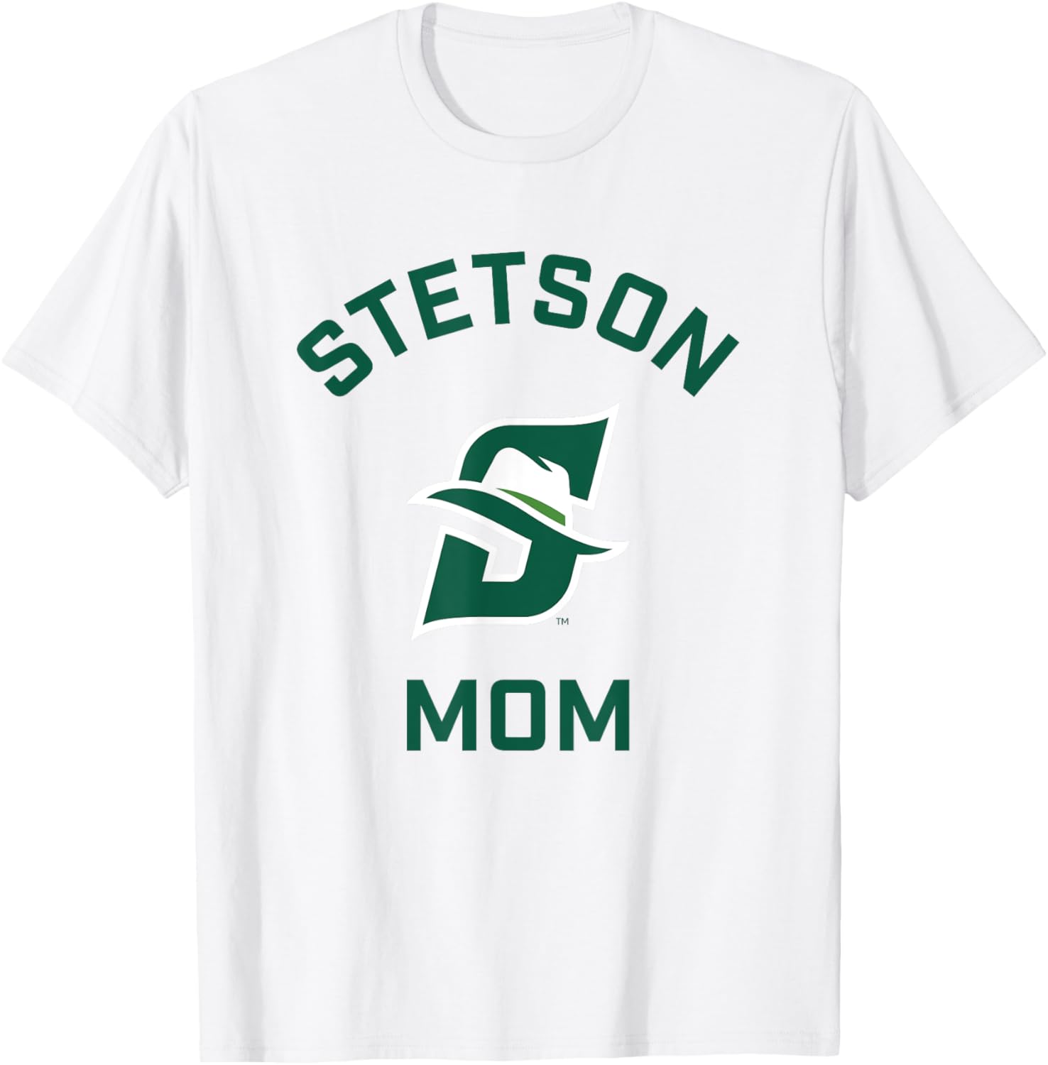 Stetson University Hatters Arched Mom T-Shirt - T-Shirt | White