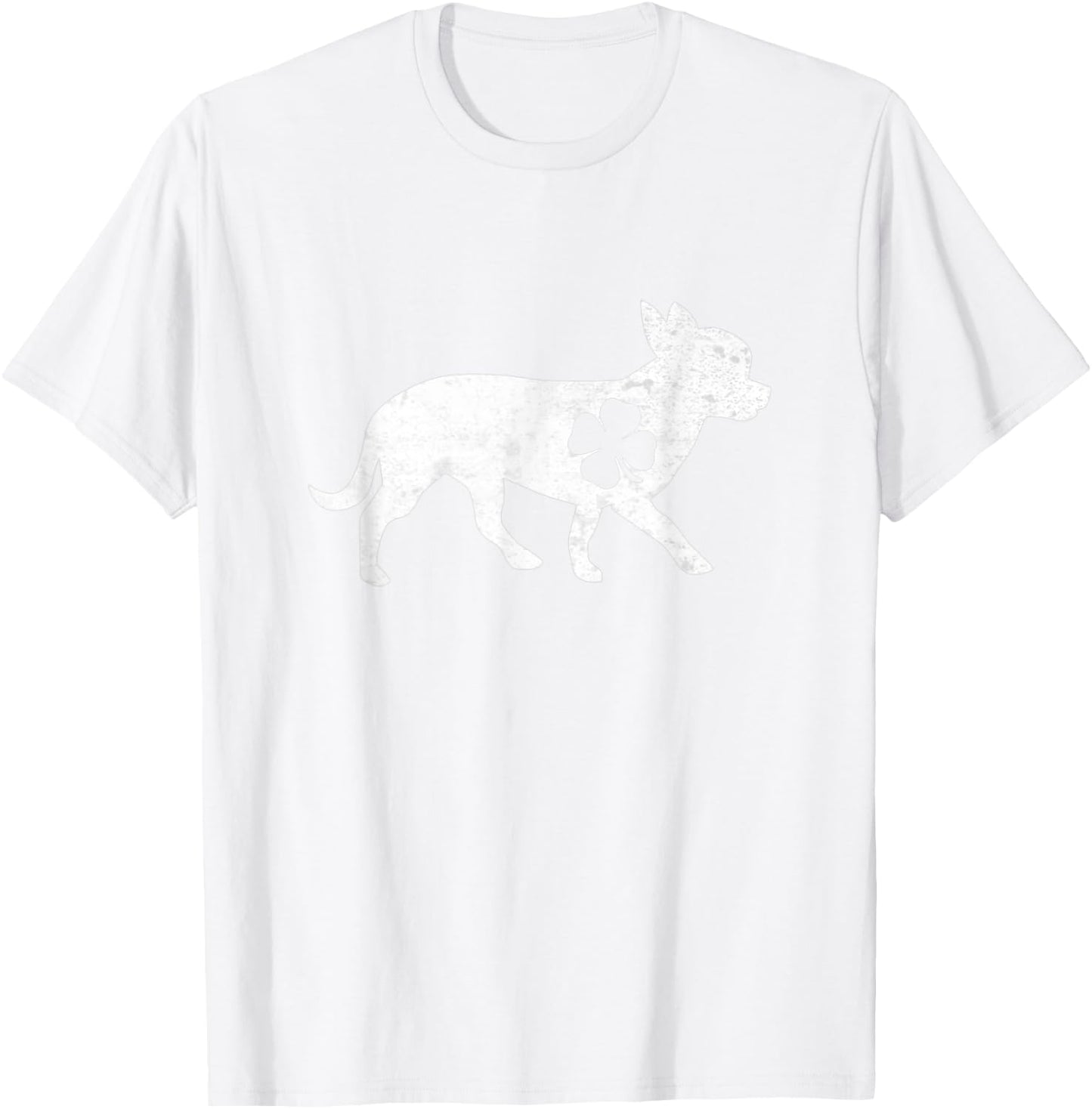 Chihuahua Dog Four-Leaf-Clover Irish Patricks Day Gift Men Women Kids T-Shirt - T-Shirt | White