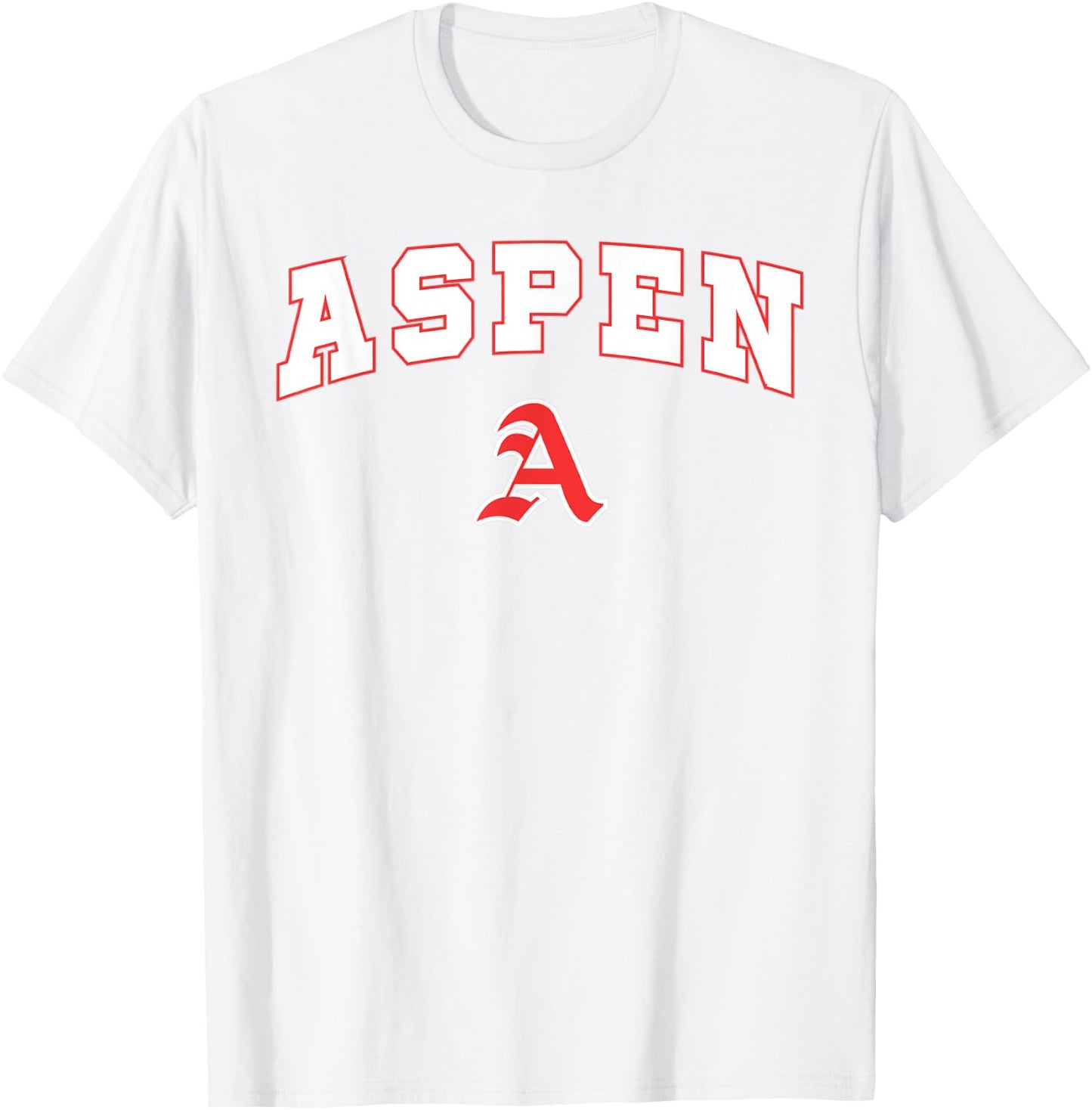 Aspen High School Skiers T-Shirt - T-Shirt | White