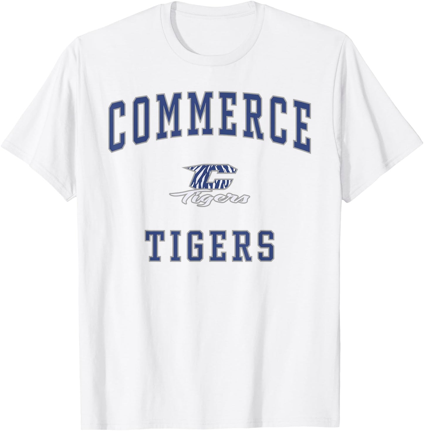 Commerce High School Tigers T-Shirt - T-Shirt | White