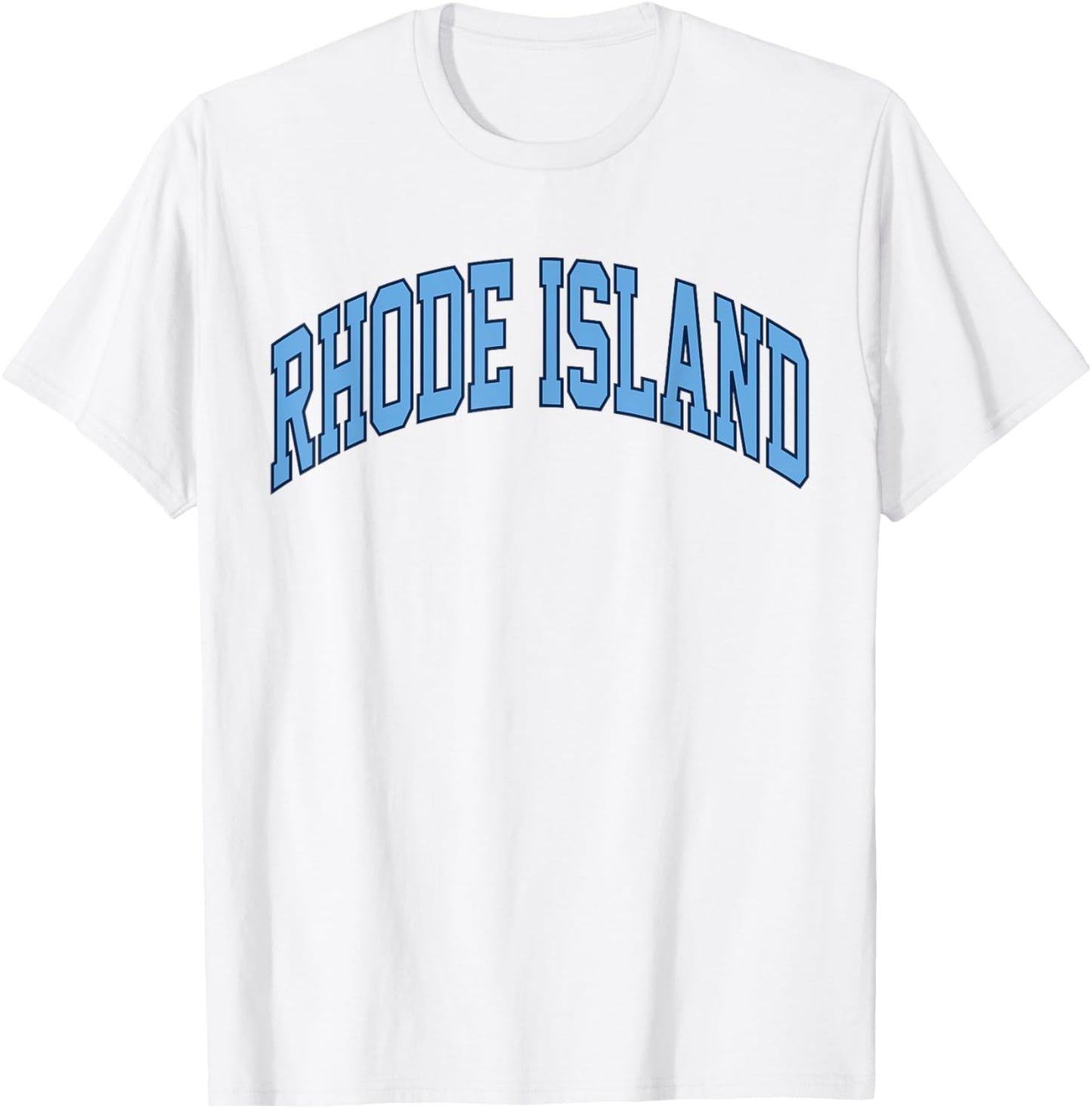 Retro Rhode Island Souvenir Classic Rhode Island Blue RI T-Shirt - T-Shirt | White