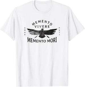 Stoic Quote | Amor Fati | Memento Mori T-Shirt - T-Shirt | White