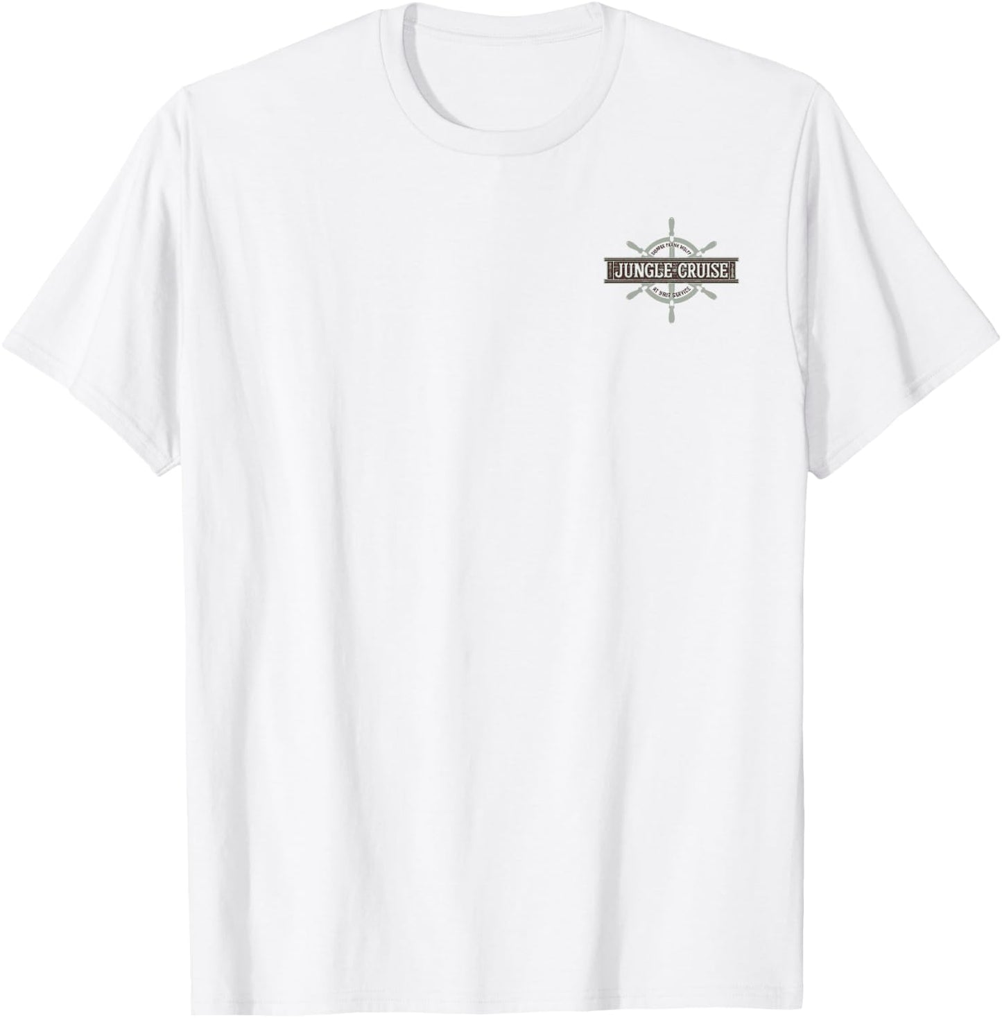Disney Jungle Cruise Your Dreamboat Has Arrived Front & Back T-Shirt - T-Shirt | White