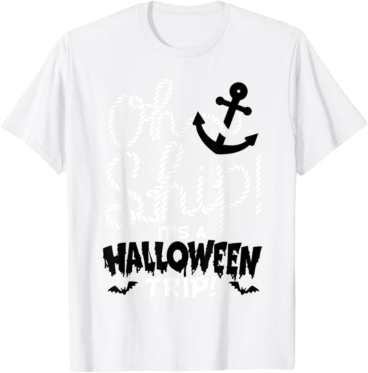 Oh Ship Halloween Trip Halloween Cruise Shirt by Oh Ship T-Shirt - T-Shirt | White