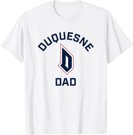Duquesne University Dukes Arched Dad T-Shirt - T-Shirt | White
