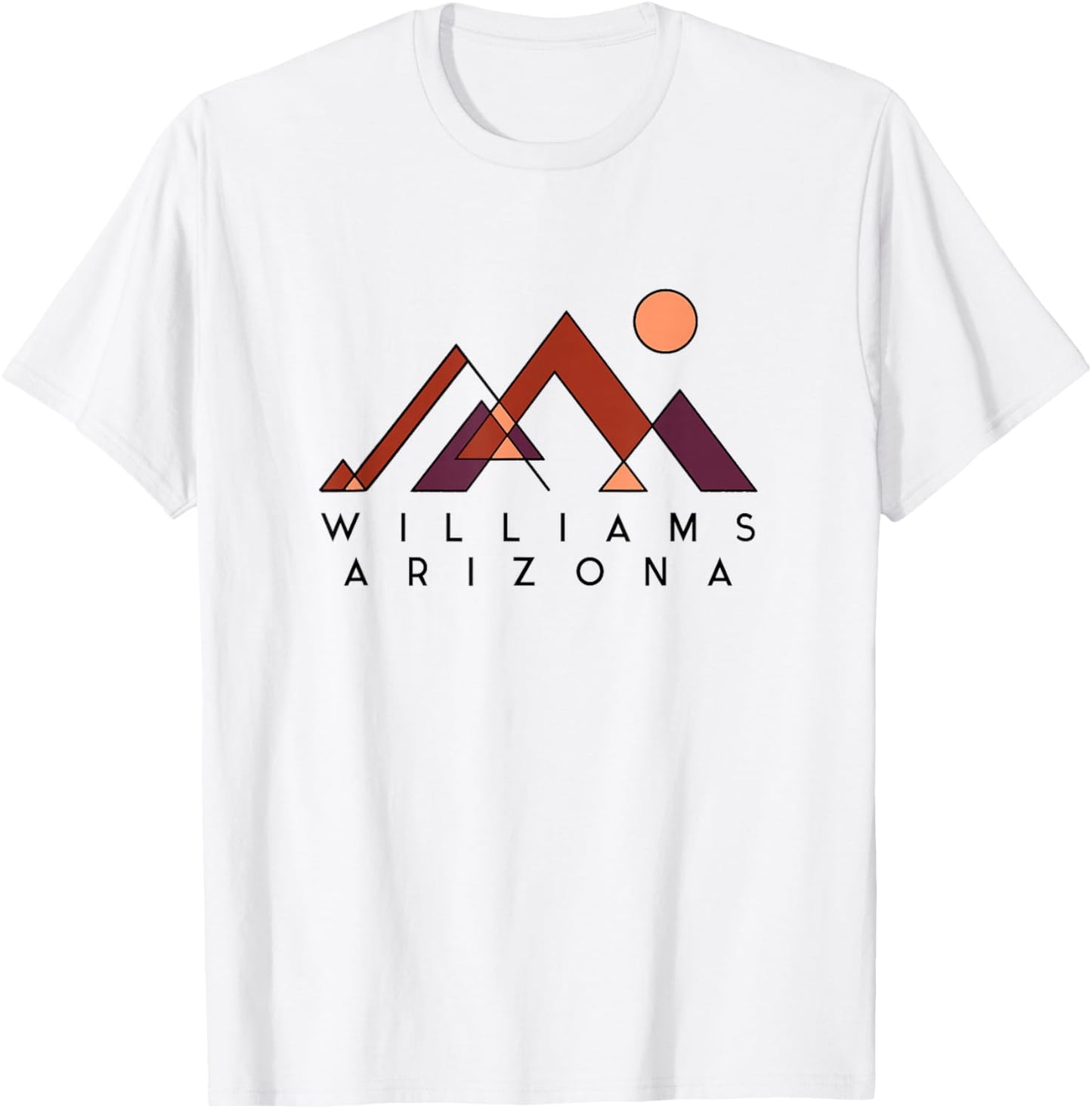 Williams Arizona | Williams Arizona Abstract | Williams AZ T-Shirt - T-Shirt | White