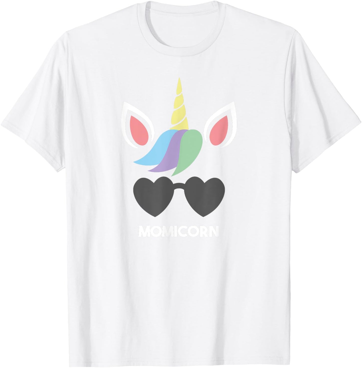 Momicorn Shirt Funny Unicorn Best Mom Mother's Day Gift T-Shirt - T-Shirt | White
